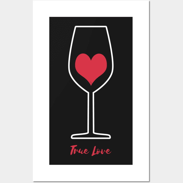 True Love Wall Art by Toni Tees